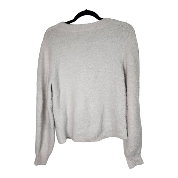 Joie Stevan Snow Sparkly Sweater Size Medium - Picture 4 of 7